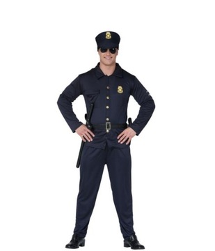 Strój Policjant rozmiar XL