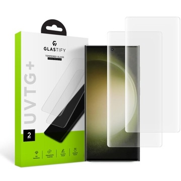 2 X SZKŁO HARTOWANE GLASTIFY UVTG+ GALAXY S23 ULTRA