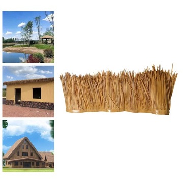 Искусственная пальма своими руками в рулоне из соломы 100x50 см, барная хижина, трава, уличный стиль A