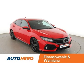 Honda Civic X Hatchback 5d 1.5 VTEC Turbo 182KM 2018 Honda Civic full LED navi virtual cocopit klima, zdjęcie 9