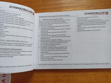 Руководство по эксплуатации полуприцепа и прицепа-платформы Schwarzmueller