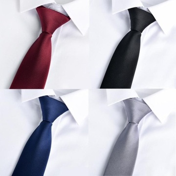 Pánska lenivá formálna kravata svadobný obchodný zips