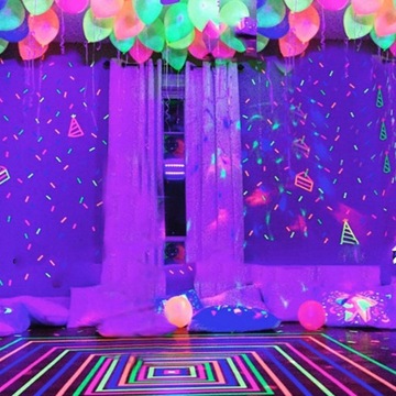 СВЕТЯЩАЯСЯ В ТЕМНОТЕ ФЛУОРЕСЦЕНТНАЯ УФ ЦВЕТНАЯ КЛЕЙКАЯ ЛЕНТА ДЛЯ УКРАШЕНИЯ