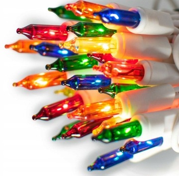 Елочные гирлянды РАЗНОЦВЕТНЫЕ 10 светодиодов