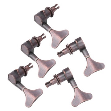 Red Copper Fishtail Key Elektryczna gitara basowa