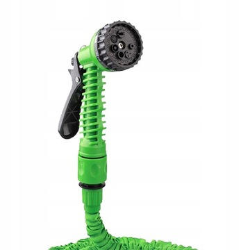 ВЫДВИЖНОЙ САДОВЫЙ ШЛАНГ 30М МОЩНЫЙ ПИСТОЛЕТ 7 РЕЖИМОВ