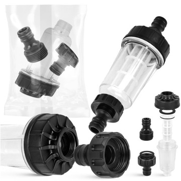 ФИЛЬТР ВОДЫ ДЛЯ МАШИН KARCHER K3 K4 K7 + 2 ШЛАНГА 3/4” СОЕДИНЕНИЯ