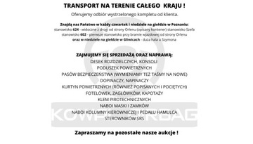 KIA SPORTAGE 5 V DESKA KONZOLA NOVÁ AIRBAG ULOŽENÍ PÁSY ORIG.