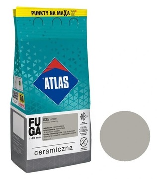 ATLAS fuga CERAMICZNA 035 szary 2kg