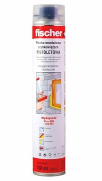 Пена Fischer Assembly Foam 750 мл Пистолетная пена