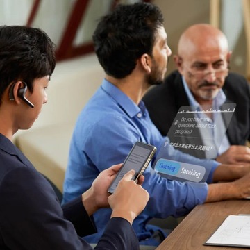 Наушники переводчика ИИ для разговоров без функции интернет -памяти