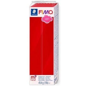 Staedtler Fimo Soft MASA PLASTYCZNA 454g czerwony 8021-2