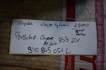 IDEALNI SKLO (OKNO) VÍKO KUFRU ZADNÍ PORSCHE CAYENNE 9Y SUV AS3 20R. 1