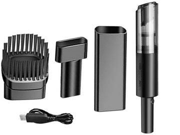 ODKURZACZ SAMOCHODOWY HEPA BEZPRZEWODOWY RĘCZNY KOŃCÓWKI 120W PX USB AKU