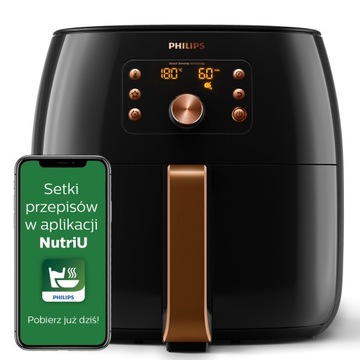 Frytkownica beztłuszczowa PHILIPS Ovi Smart XXL HD9867/90 Air Fryer