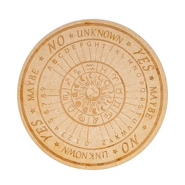 Mata tablica do wahadełka astrologia grawerowana 20 cm