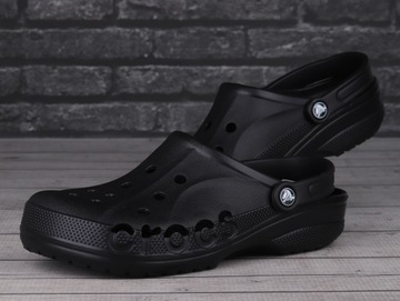 Klapki męskie, sportowe, chodaki Crocs Baya BLACK NOIR