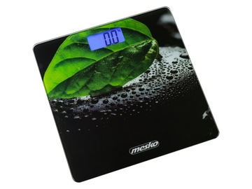 Waga łazienkowa szklana z wzorem do 150kg MS8149