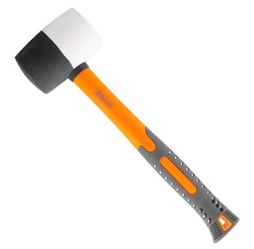 MŁOTEK GUMOWY RĄCZKA FIBERGLASS 90mm 910g RICHMANN