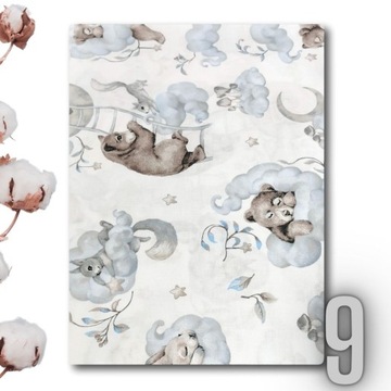 Простыня 120х60 хлопок на резинке Patterns Boy