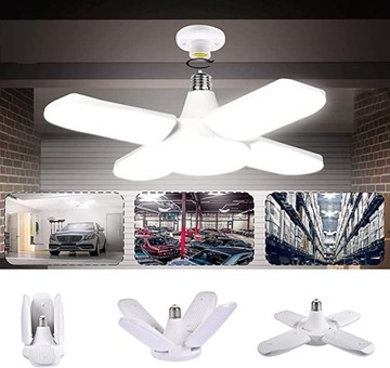 LED Lampa 4 ramienna 60W 6000lm 6000k