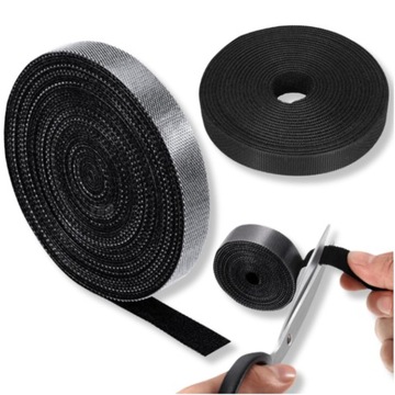 TAŚMA RZEPOWA ORGANIZER KABLI OPASKA RZEP 5m 20mm