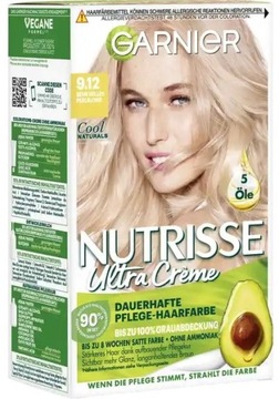 GARNIER NUTRISSE FARBA JASNY PERŁOWY BLOND 9.12