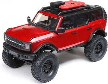 Samochód zdalnie sterowany Axial Ford Bronco SCX24 czerwony czarny