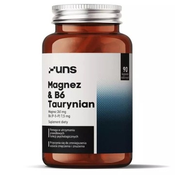 UNS Magnez&B6 Taurynian 90vegcaps ZMĘCZENIE WYSOKIE PRZYSWAJANIE