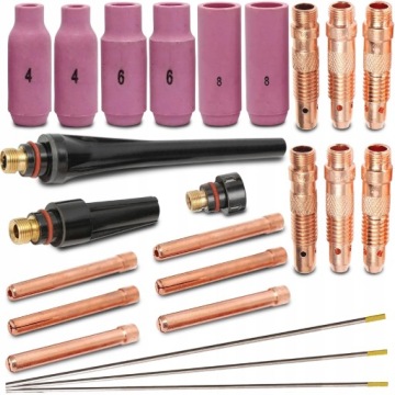 OSPRZĘT TIG AC DC DO SPAWARKI ALUMINIUM ELEKTRODY