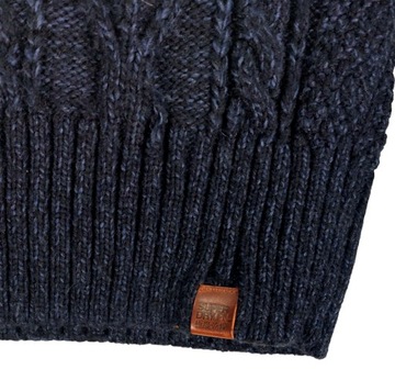 ** SUPERDRY **__XL__Gruby, porządny sweter w warkocze_ORIGINAL KNITWEAR