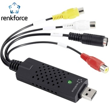 ВИДЕО-ГРАББЕР копирование и рип конвертер VHS лент на USB RENKFORCE