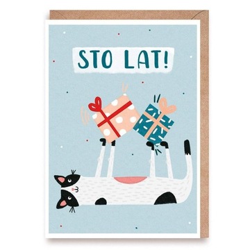 KARTKA URODZINOWA KOT