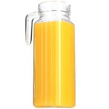 ВМЕСТИТЕЛЬНЫЙ СТЕКЛЯННЫЙ КУВШИН ДЛЯ НАПИТКОВ ВОДА СОК 1,1 Л