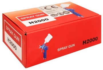 Pistolet lakierniczy MINI H2000 HP dysza 0,8 mm górny zbiornik 130 ml