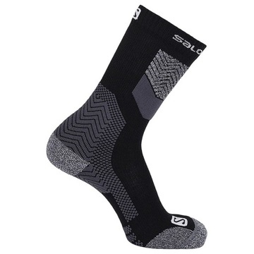 SALOMON OUTPATH WOOL Sportowe Skarpety Trekkingowe Wełna Merino Wełny 45-47