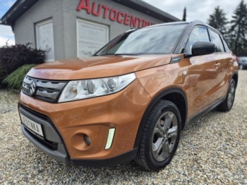 Suzuki Vitara III SUV 1.6 VVT 120KM 2016 Suzuki Vitara 33 TYS KM 4x4 1.6 Benzyna 120KM Kamera Cofania Czarny Da