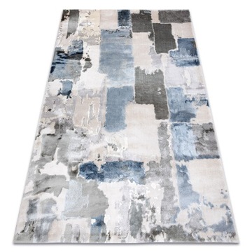 GRUBY DYWAN DO SALONU 160x230 cm niebieski #AT4461