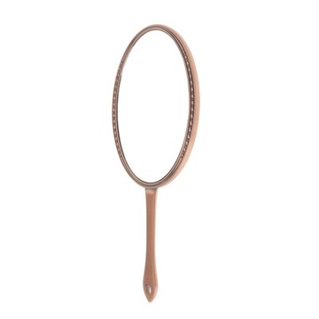 2X овальное ручное косметическое зеркало для макияжа
