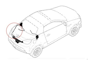 OPEL TIGRA B ТРОС ОТКРЫТИЯ БАГАЖНИКА 93162284