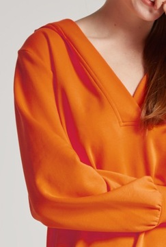 Bawełniana bluza damska Gatta Riviera Pomarańczowa rozmiar L/XL
