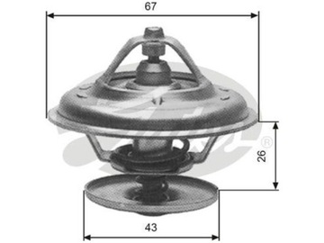 TERMOSTAT CHRYSLER VOYAGER GRAND III 2.5