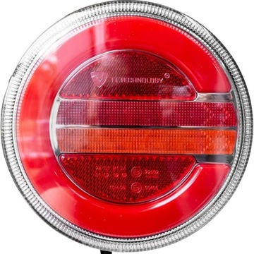 Lampa tylna do przyczepy naczepy TT TECHNOLOGY TT.12559 LED 3 funkcje PRAWA