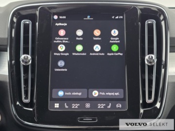 Volvo XC40 Crossover Facelifting 2.0 B4 197KM 2022 Volvo XC 40 Salon PL B4 197KM Aut. Google Kamera C, zdjęcie 23