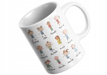 ЧАЙНАЯ КРУЖКА РОЖДЕСТВЕНСКИЙ ПОДАРОК ​​ПЕДАГОГАМ СВОИ ИМЕНИ С ИНСТРУКЦИЕЙ