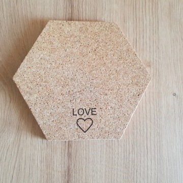 Пробковые подставки для кружек Hexboard мотивация