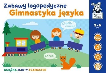 Gimnastyka języka Zabawy logopedyczne Kapitan Nauk