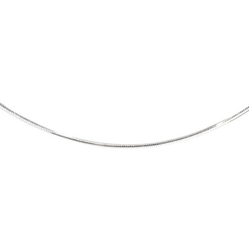 Srebrny łańcuszek żmijka 42 cm