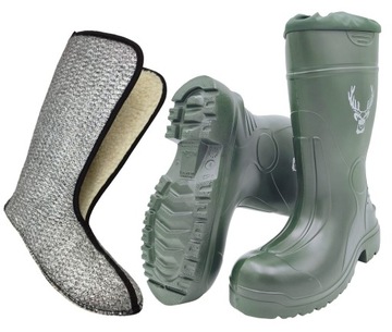 KALOSZE MĘSKIE MYŚLIWSKIE OCIEPLANE HUBERTUS 42