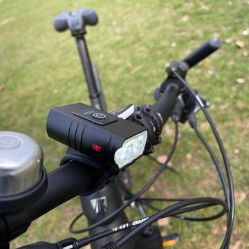 Велосипедный фонарь, передний, задний светодиодный, 1000 лм, USB-комплект для велосипеда, 1500 мАч, алюминий